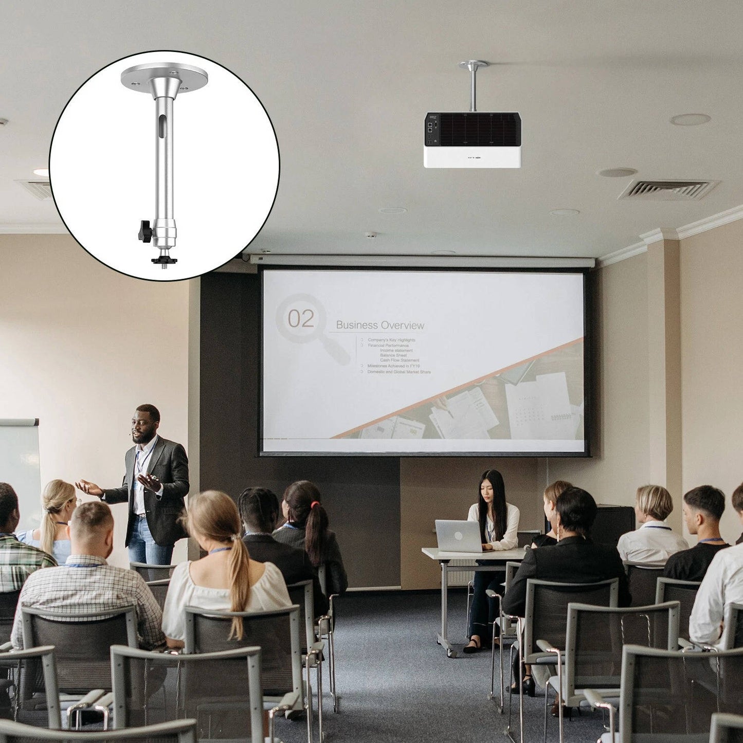 Adjustable Heavy Duty Metal Projector Mount
