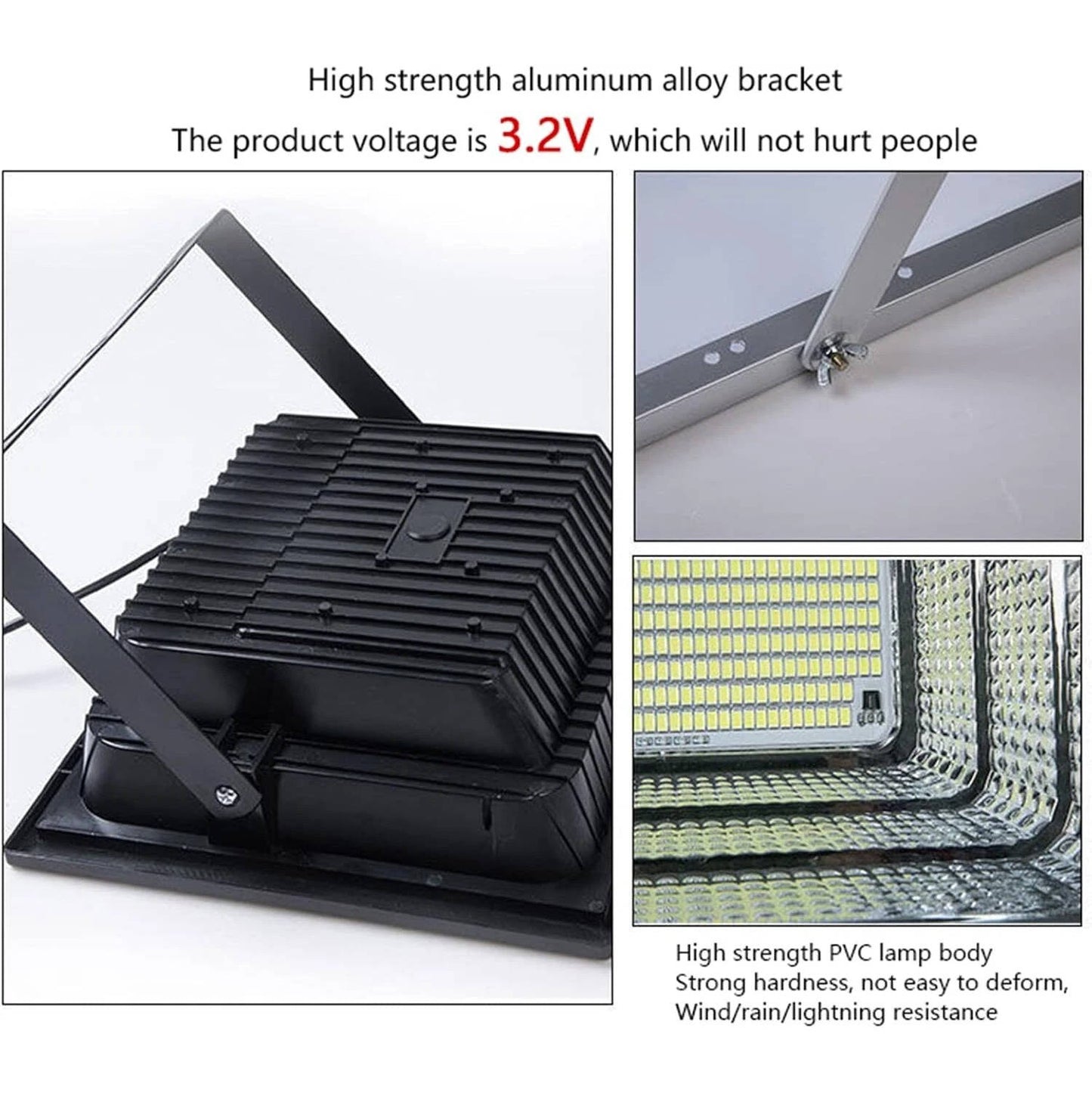Bright Outdoor LED Solar Security Lights