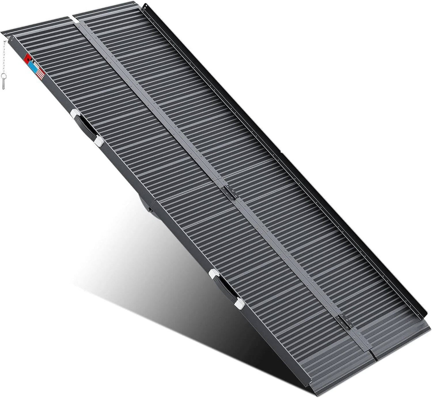 Compact Lightweight Folding Ramp Non-Slip 600lb Capacity