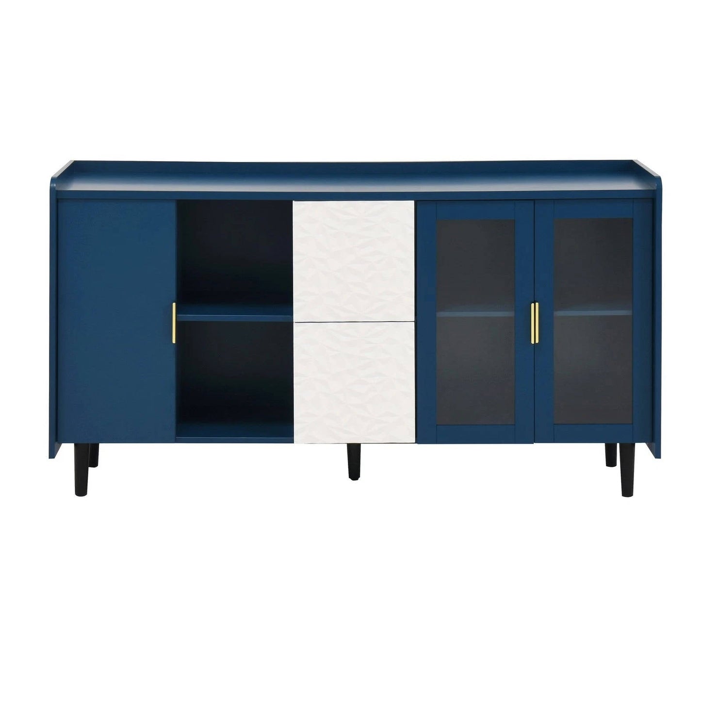 Stylish Coffee Station Cabinet with Shelves