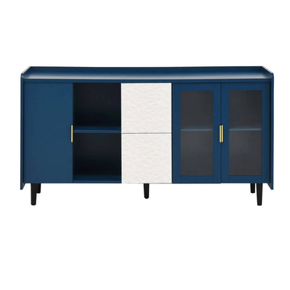 Stylish Coffee Station Cabinet with Shelves