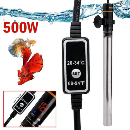 Powerful Submersible Aquarium Heater with Thermostat
