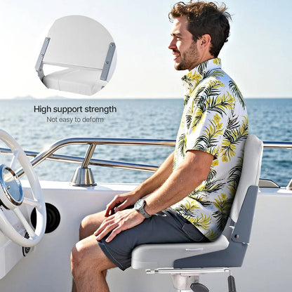 Portable Boat Seat with Low Back Support