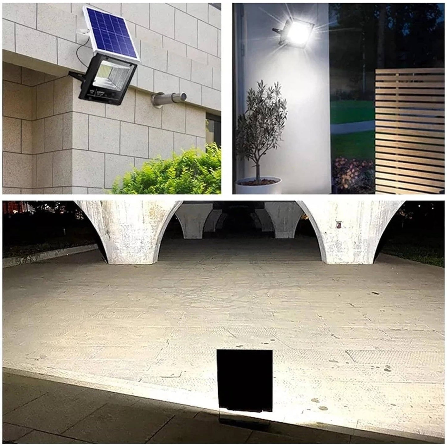 Bright Outdoor LED Solar Security Lights