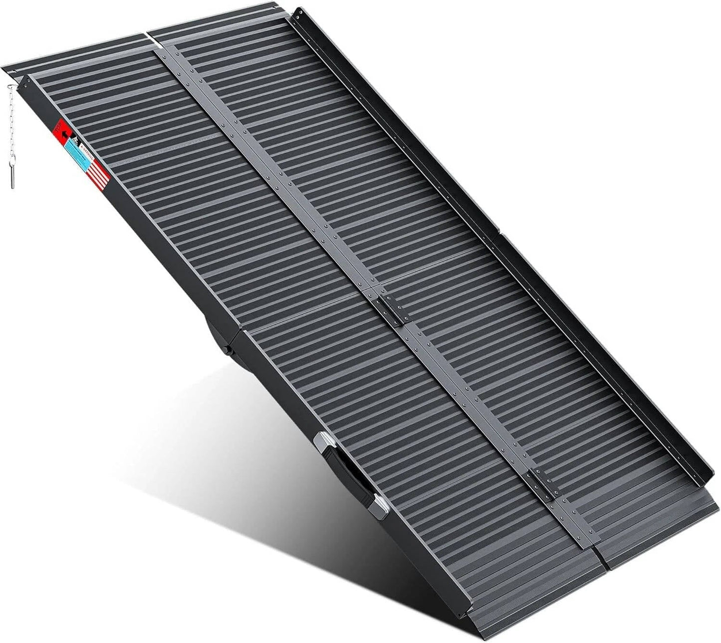 Compact Lightweight Folding Ramp Non-Slip 600lb Capacity