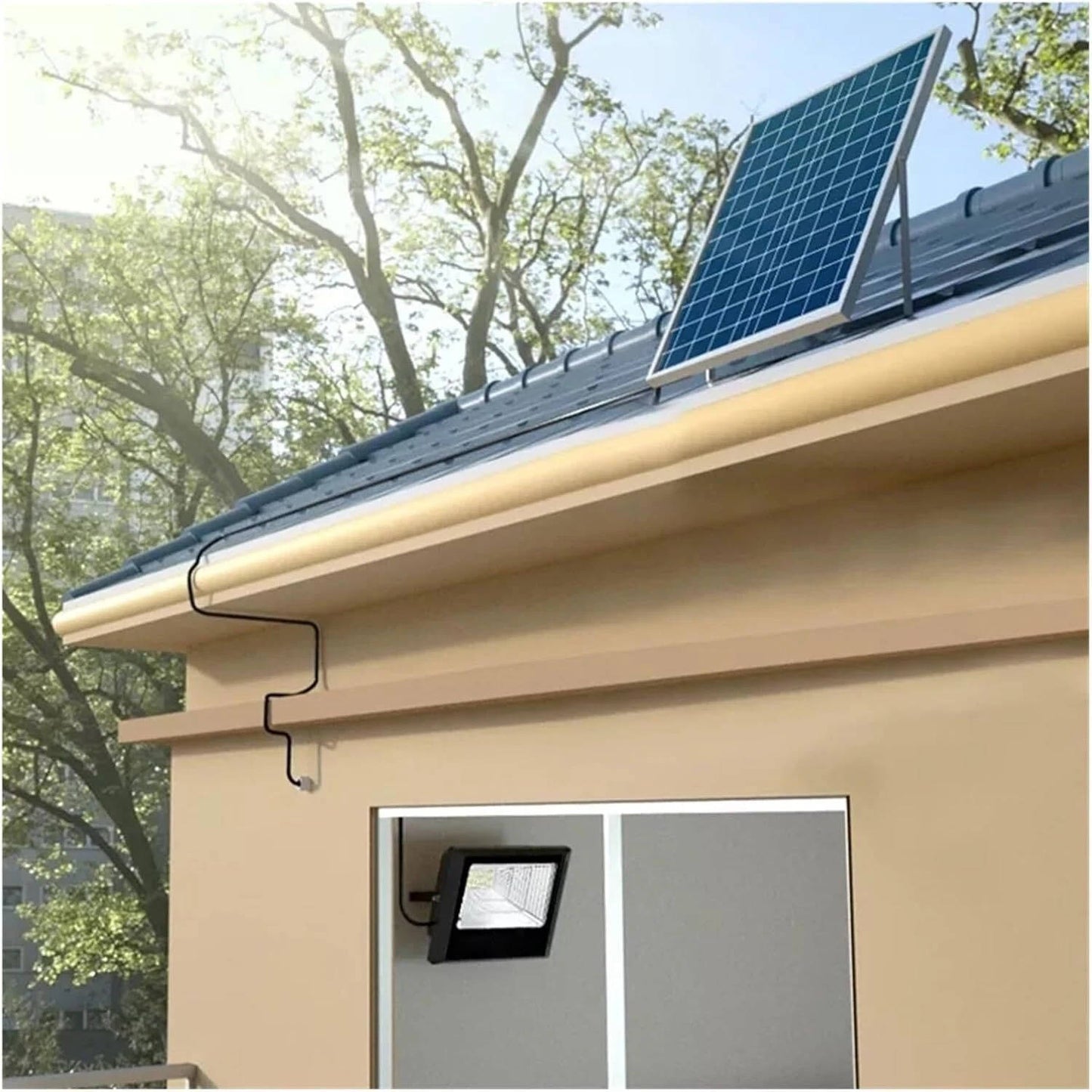 Bright Outdoor LED Solar Security Lights