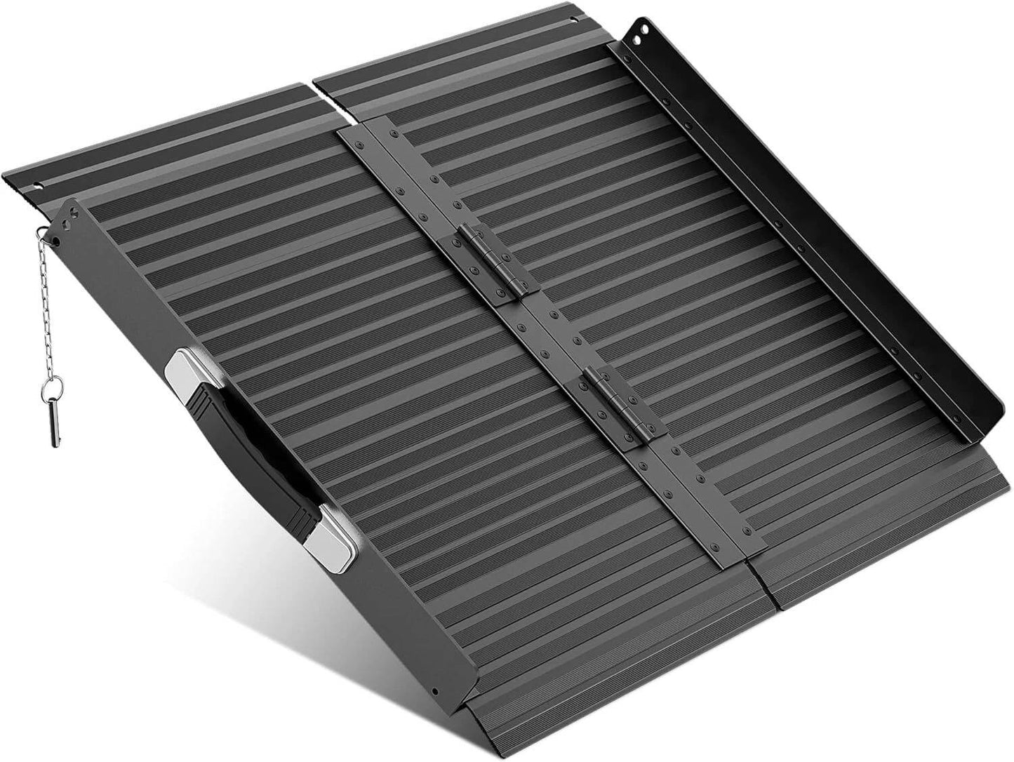 Compact Lightweight Folding Ramp Non-Slip 600lb Capacity