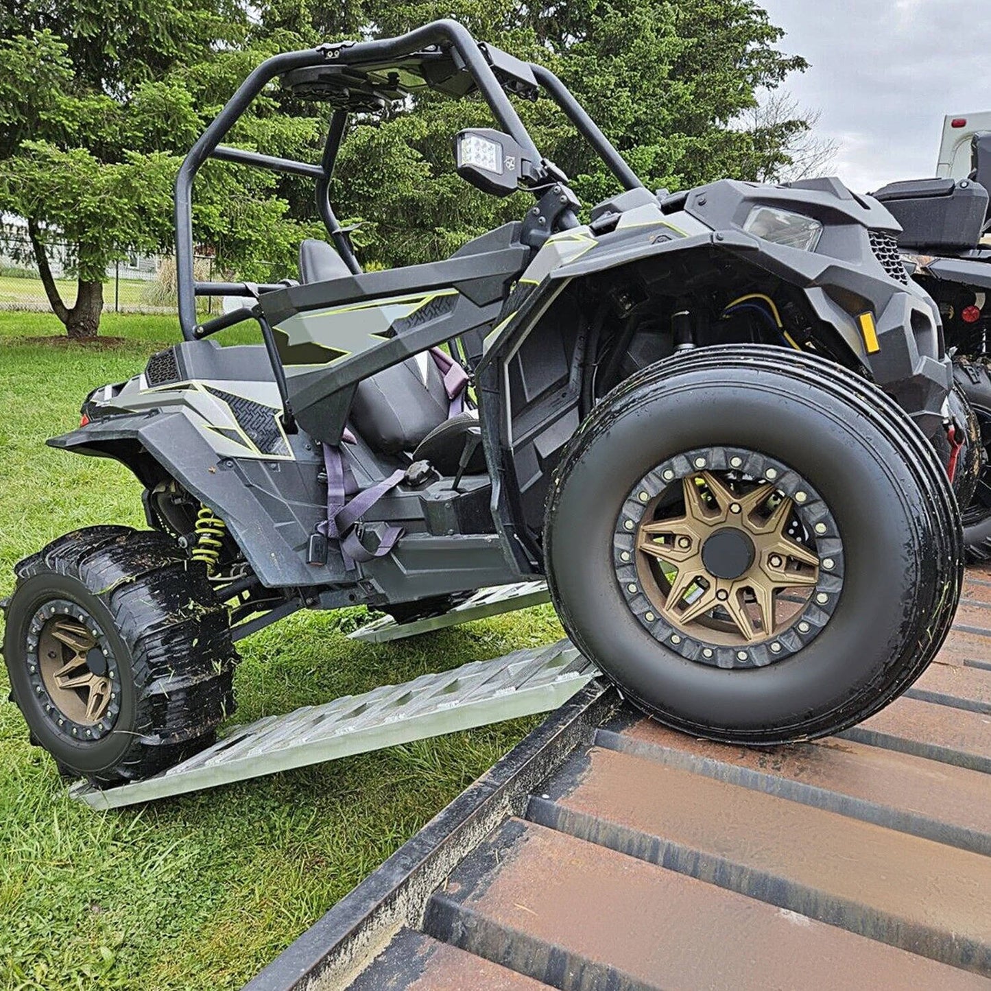 Heavy Duty 72 Steel Car Trailer Ramps