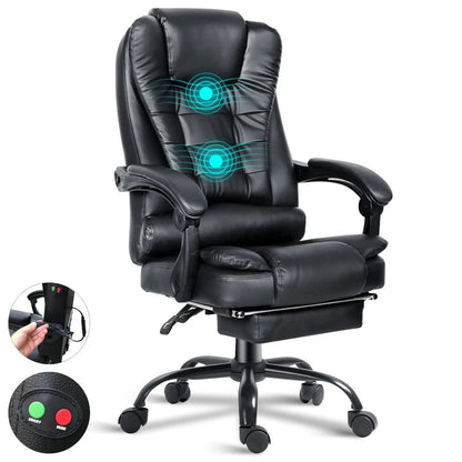 Comfortable Office Chair with Massage and Adjustable Back - Halri