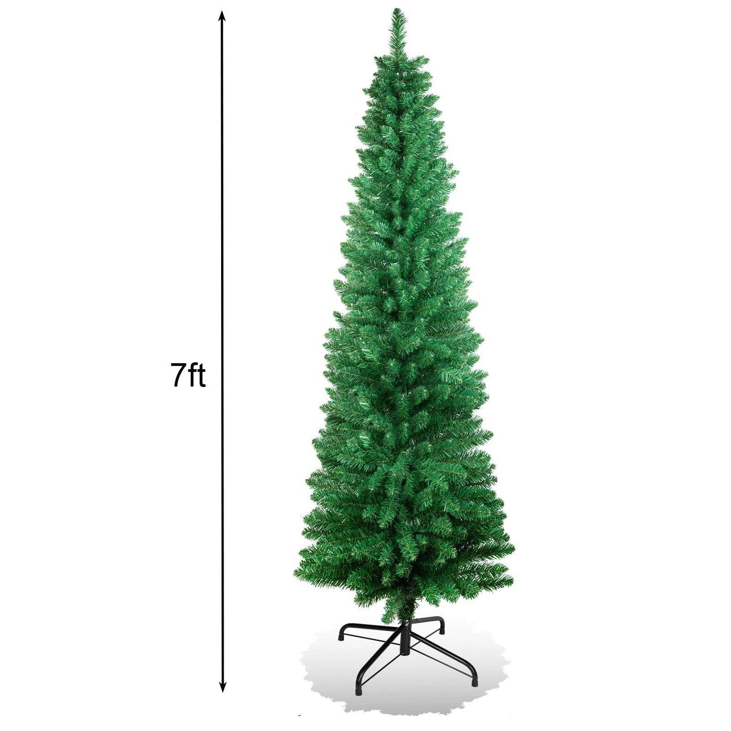 Tall Pre Lit Christmas Tree with LEDs