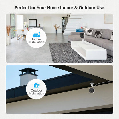 4 Pack Wi-Fi Outdoor Security Cameras 3MP Night Vision
