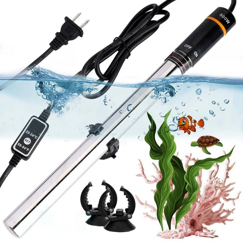 Powerful Submersible Aquarium Heater with Thermostat - Halri