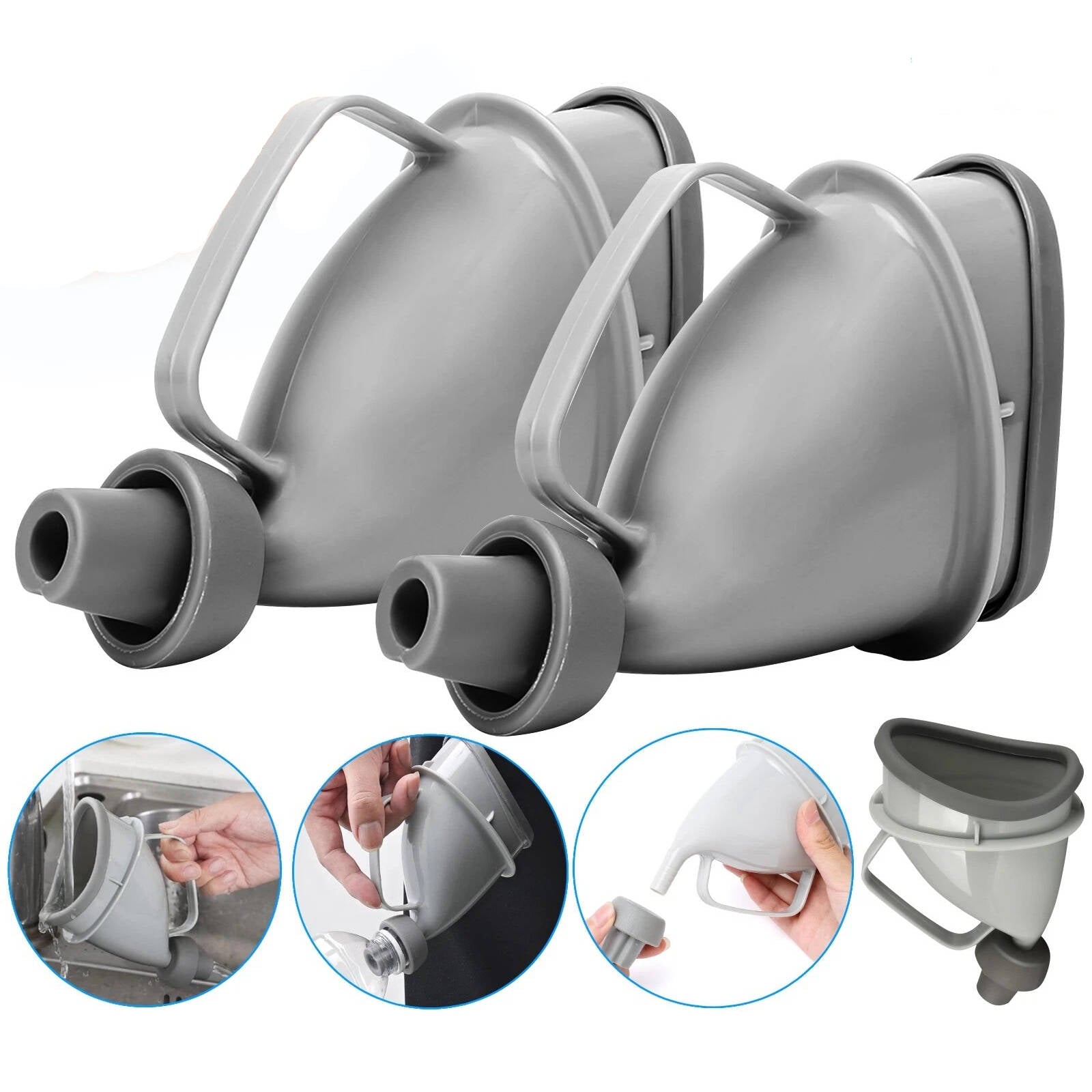 Compact Travel Urinals for Men and Women - Halri