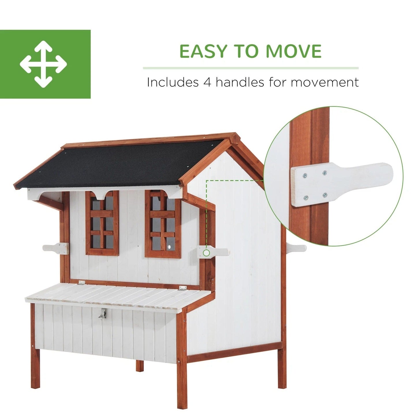 Big Backyard Chicken Coop With Run And Door