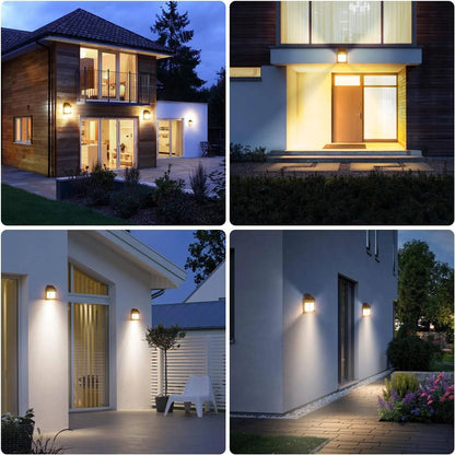 Bright Solar Powered Outdoor Wall Lantern
