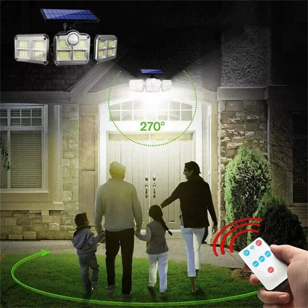 Bright Outdoor Solar Powered Motion Sensor Lights