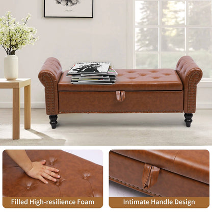 Comfortable Bedroom Storage Bench Seat