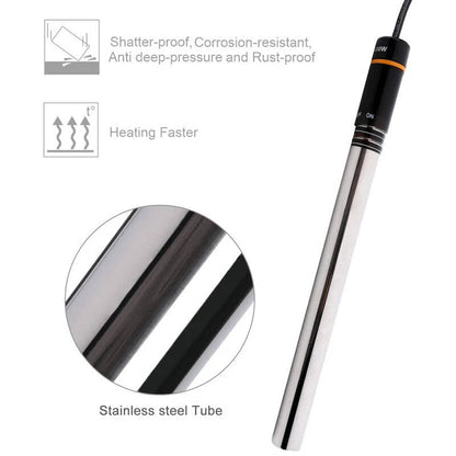 Powerful Submersible Aquarium Heater with Thermostat