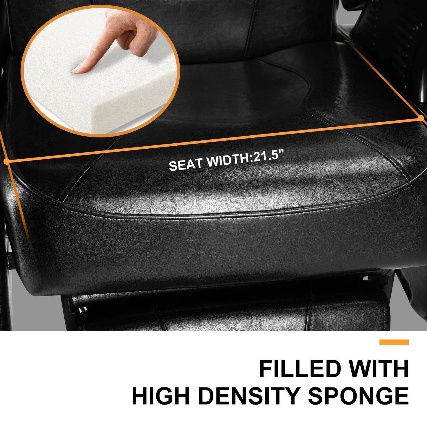 Strong Adjustable Salon Recliner Chair