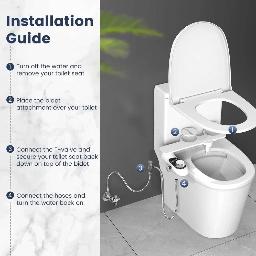 Advanced Toilet Bidet Seat Attachment