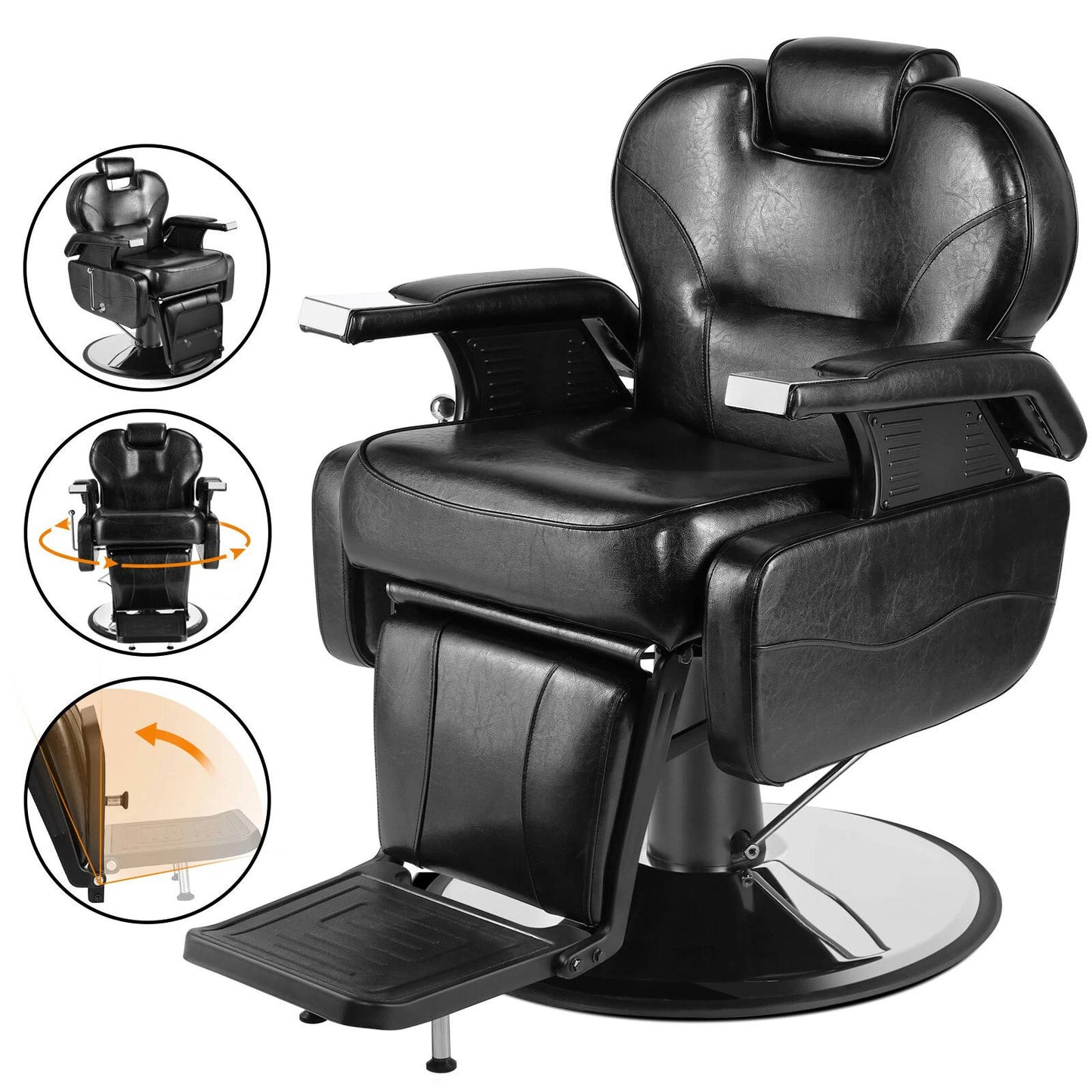 Strong Adjustable Salon Recliner Chair - Halri