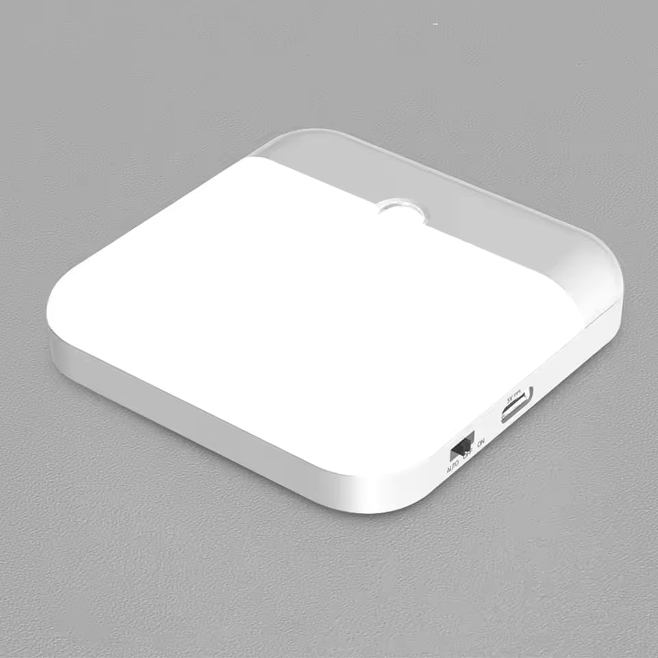 Smart Motion Sensor Night Lamp – USB Rechargeable LED Light for Stairs, Wardrobe & Home 1