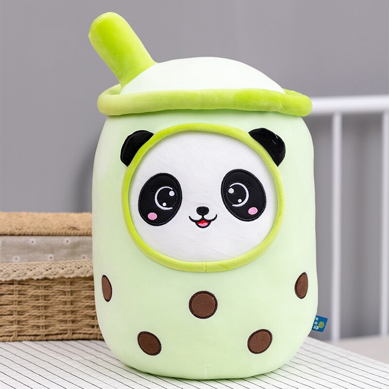 Niedliche Panda-Bubble-Tea-Plüschtiere