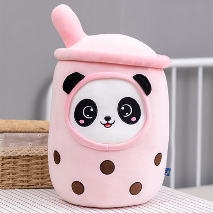 Niedliche Panda-Bubble-Tea-Plüschtiere