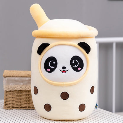 Niedliche Panda-Bubble-Tea-Plüschtiere