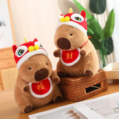 Adorable Holiday Baby Capybara Plush Toys - Halri