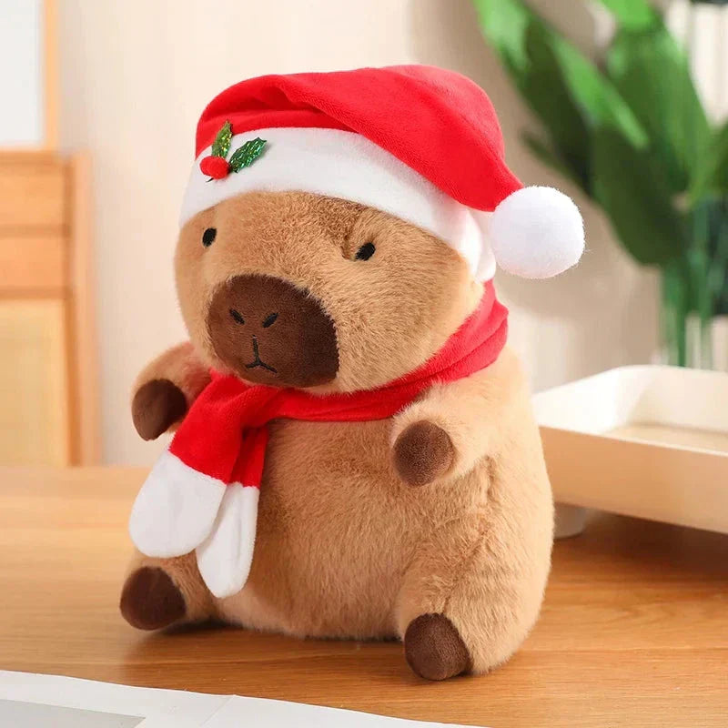 Niedliche Baby-Capybara-Plüschtiere für die Feiertage
