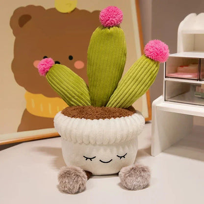 Niedliches Kaktusblüten-Plüschtier
