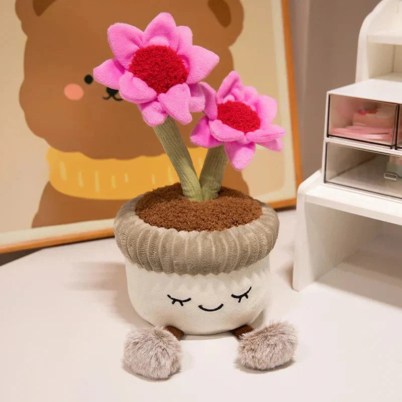 Niedliches Kaktusblüten-Plüschtier