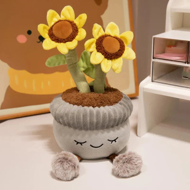 Niedliches Kaktusblüten-Plüschtier