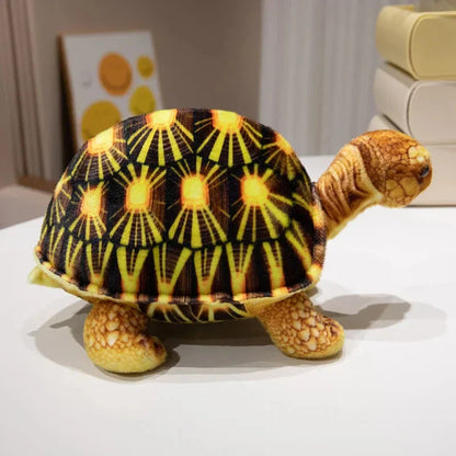 Niedliches, realistisches Schildkröten-Plüschtier