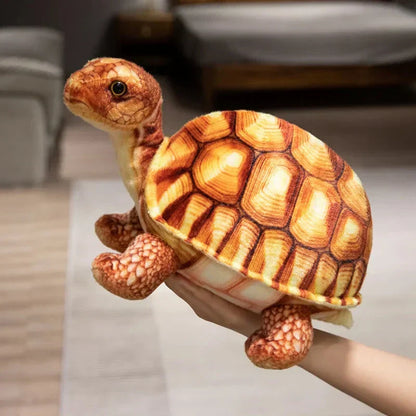 Niedliches, realistisches Schildkröten-Plüschtier