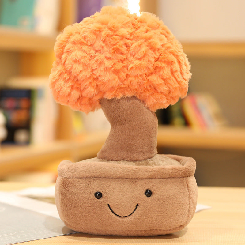 Niedliche Mini-Bonsai-Baumfreund-Plüschtiere