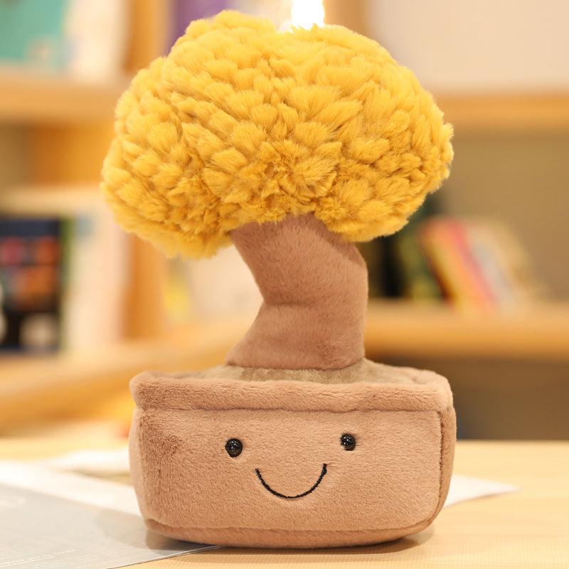 Niedliche Mini-Bonsai-Baumfreund-Plüschtiere