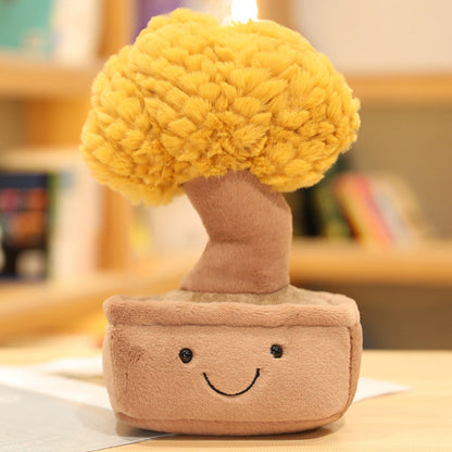 Niedliche Mini-Bonsai-Baumfreund-Plüschtiere