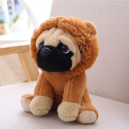 Niedliche Mops-Plüschtierkollektion