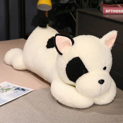 Großes Kuscheltier mit Fleckchen Hundemotiv