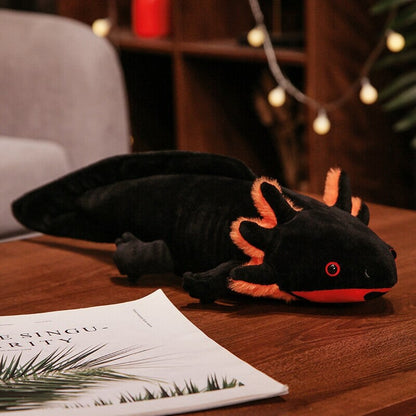 Niedliches, farbenfrohes Axolotl-Plüschtier-Set