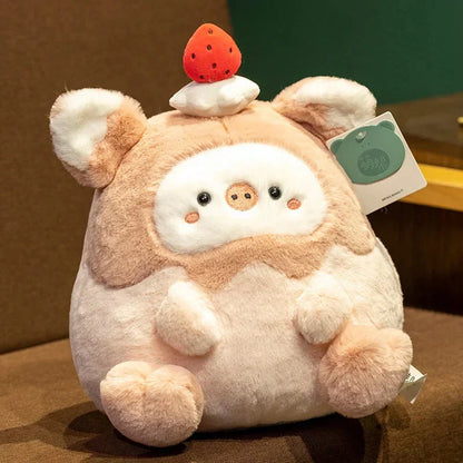 Niedliche Fuji-Teddybären als Kuscheltiere