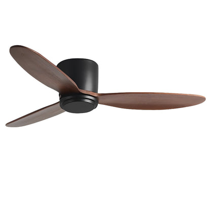 Quiet Energy Saving White Ceiling Fan with LED Light