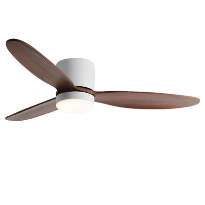 Quiet Energy Saving White Ceiling Fan with LED Light