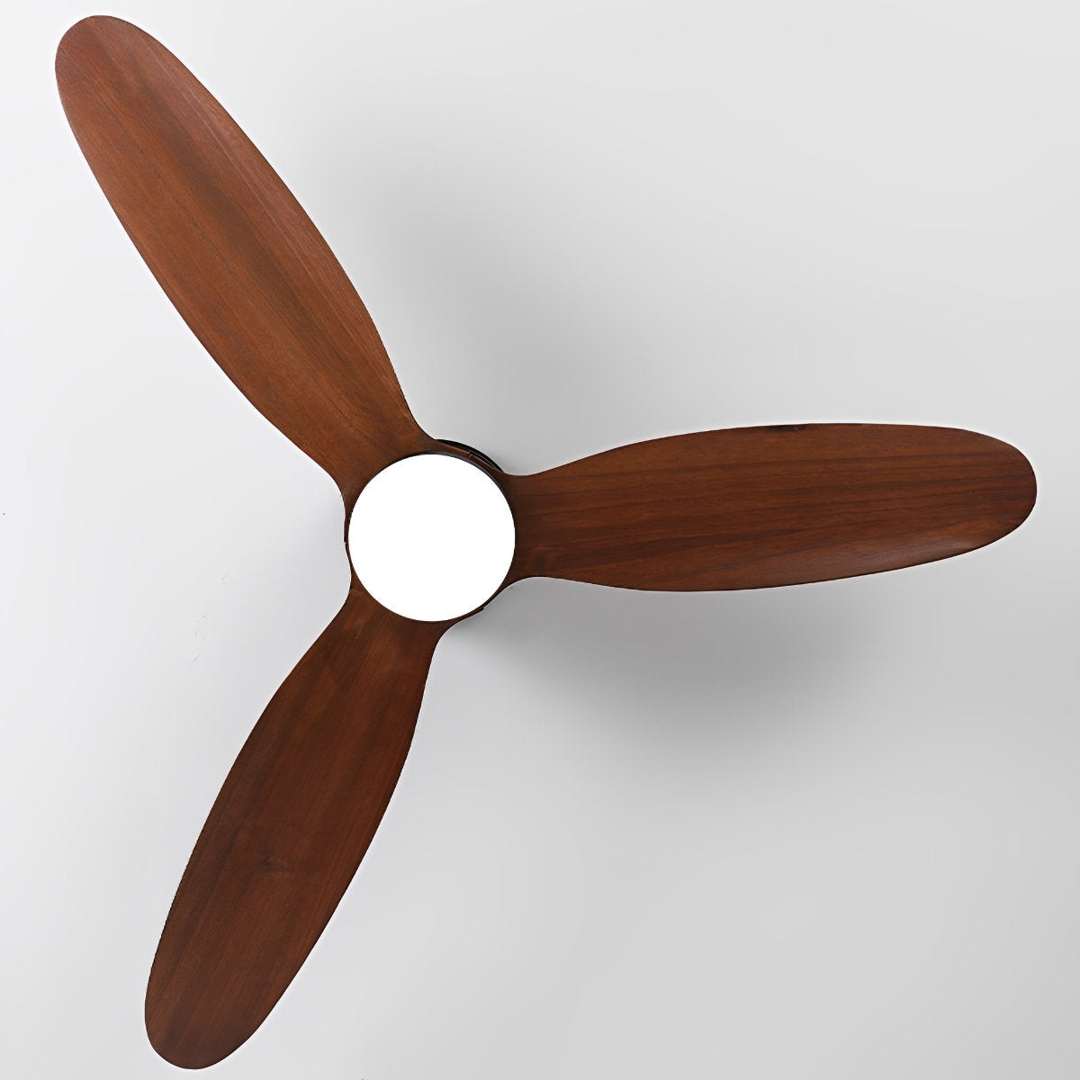 Quiet Energy Saving White Ceiling Fan with LED Light