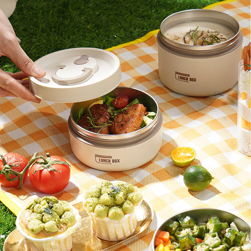 Heat Insulated Food Container with Free Lunch Bag