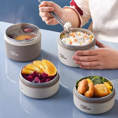 Heat Insulated Food Container with Free Lunch Bag