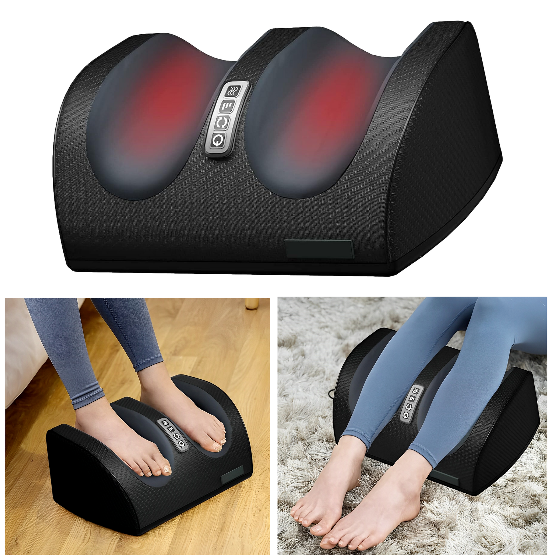 Heated Foot and Calf Massager with Adjustable Pressure - Halri