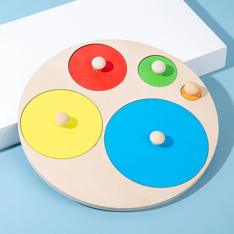 Educational Wood Shape Sorter Puzzle Toy Box